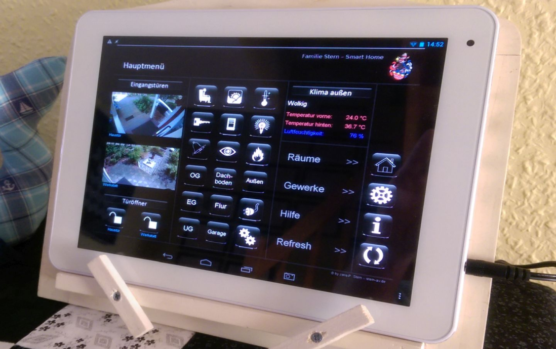 Homematic - Android Tablet als Front-End einsetzen | SMART WOHNEN